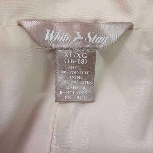 White Stag Woman's Coat Size XL, Beige, All Weather, Pockets, Sm Spot on hood - Picture 4 of 13